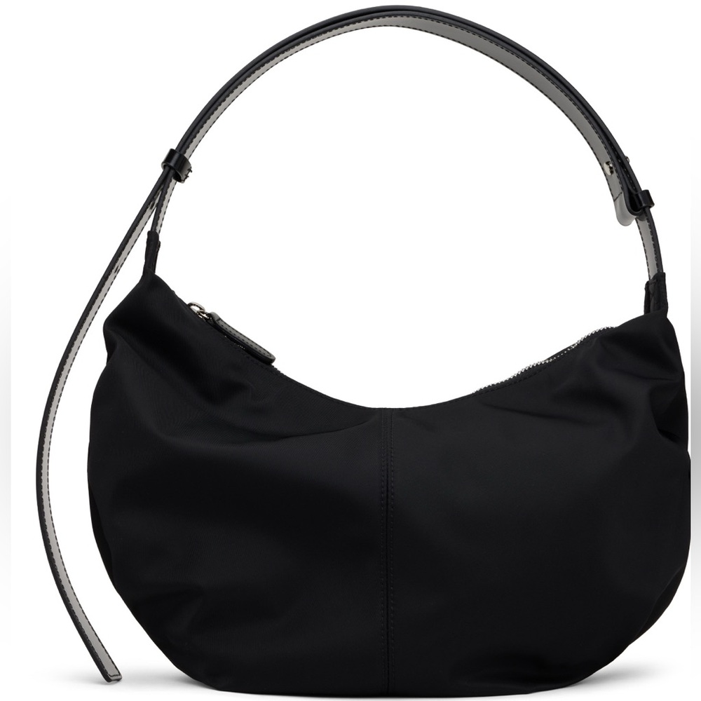 Nothing Written Black Nylon Shoulder Bag